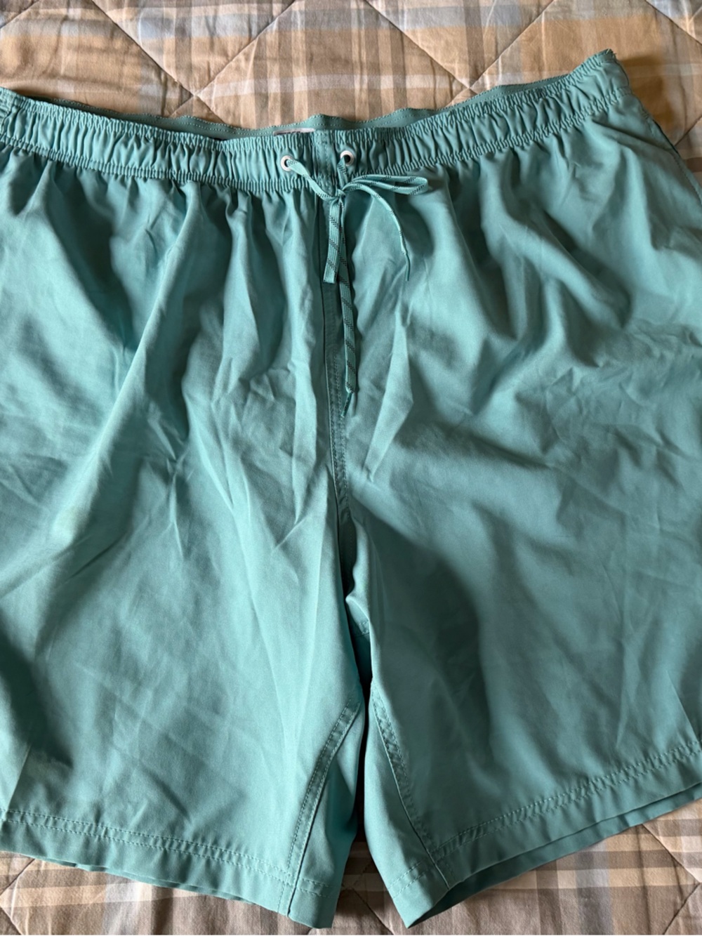 Speedo Turquoise Swim Trunks with Drawstring 3X